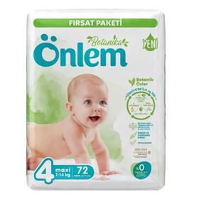 Önlem Botanika No:4 Maxi 72 Adet Bebek Bezi