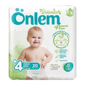 Önlem Botanika No:4+ Maxi Plus 20 Adet Bebek Bezi