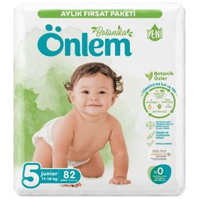 Önlem Botanika No:5 Junior 82 Adet Bebek Bezi