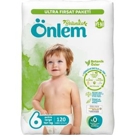 Önlem Botanika No:6 XLarge 120 Adet Bebek Bezi