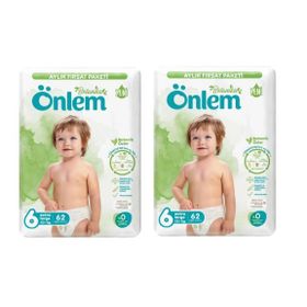 Önlem Botanika No:6 XLarge 124 Adet Bebek Bezi