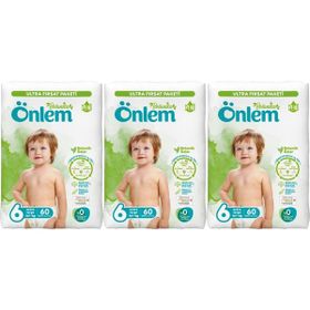 Önlem Botanika No:6 XLarge 180 Adet Bebek Bezi