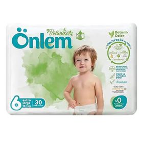 Önlem Botanika No:6 XLarge 30 Adet Bebek Bezi