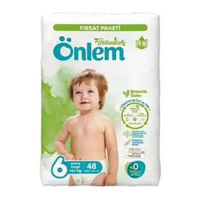 Önlem Botanika No:6 XLarge 48 Adet Bebek Bezi