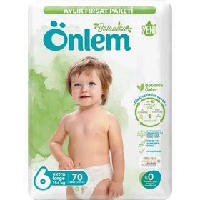 Önlem Botanika No:6 XLarge 70 Adet Bebek Bezi