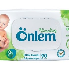 Önlem Botanika Özlü Plastik Kapaklı 90 Adet Bebek Islak Mendil