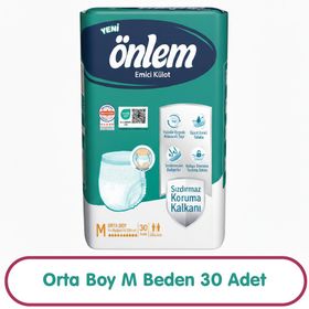 Önlem Emici Külot M 30 Adet Hasta Bezi