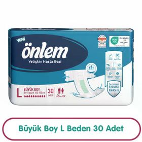 Önlem L Beden 30 Adet Yetişkin Hasta Bezi