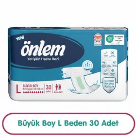 Önlem L Beden 30 Adet Yetişkin Hasta Bezi