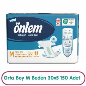 Önlem M Beden 30x5 150 Adet Yetişkin Hasta Bezi