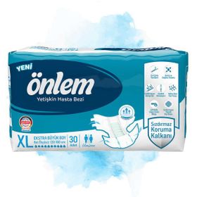 Önlem Tekstil Yüzey Ekstra Büyük 30 Adet Bel Bantlı Hasta Bezi