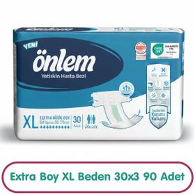 Önlem XL Beden 30x3 90 Adet Yetişkin Hasta Bezi