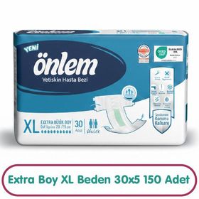 Önlem XL Beden 30x5 150 Adet Yetişkin Hasta Bezi