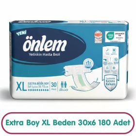 Önlem XL Beden 30x6 180 Adet Yetişkin Hasta Bezi