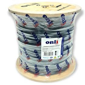 Onli 2+1 0.50 mm x 500 mt CCTV Siyah Kamera Kablosu