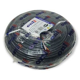 Onli 24AWG Dış Ortam 100 mt Siyah Cat 6 Kablo