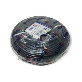 Onli 24AWG Dış Ortam 100 mt Siyah Cat 6 Kablo