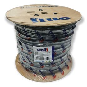 Onli 24AWG PE Dış Ortam Cat 6 500 mt Siyah Network Kablosu