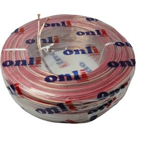 Onli 2x2.50 mm 100 m Şeffaf Hoparlör Kablosu
