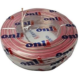 Onli 2x2.50 mm 100 m Şeffaf Hoparlör Kablosu