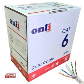 Onli CAT6A 23AWG UTP 305 mt Gri Network Kablosu