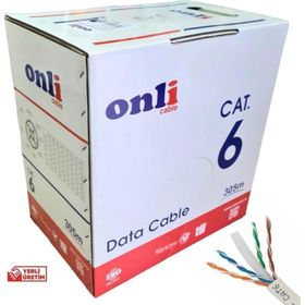 Onli CAT6A 23AWG UTP 305 mt Gri Network Kablosu