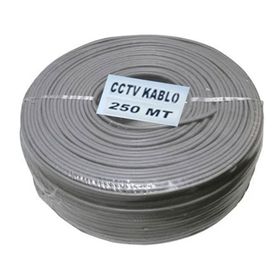 Onli ON-5001 2+1 1x0.50 Mini Coax 2x0.50 mm x 250 mt CCA Kamera Kablosu