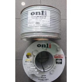Onli RG6U6 100 m 80 Tel Yerli Üretim Beyaz Anten Kablosu
