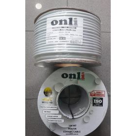 Onli RG6U6 100 m 80 Tel Yerli Üretim Beyaz Anten Kablosu