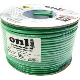 Onli RG6U6 100 m 80 Tel Yerli Üretim Yeşil Anten Kablosu