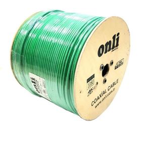 Onli RG6U6 500 m 64 Tel Yerli Üretim Yeşil Anten Kablosu