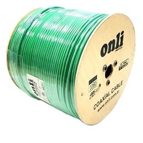 Onli RG6U6 500 m 64 Tel Yerli Üretim Yeşil Anten Kablosu
