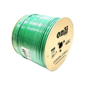 Onli RG6U6 500 m 64 Tel Yerli Üretim Yeşil Anten Kablosu