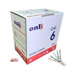 Onli U-UTP 24 AWG CCA 100 mt Cat6 Kablo