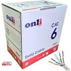 Onli U-UTP 24 AWG CCA 100 mt Cat6 Kablo