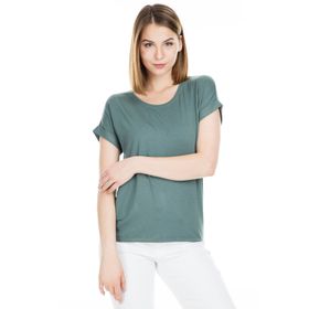 Only 15106662 Orange Bisiklet Yaka Onlmoster Kadın T-shirt