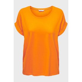 Only 15106662 Orange Bisiklet Yaka Onlmoster Kadın T-shirt