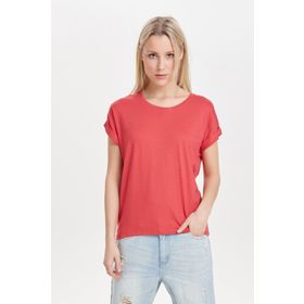 Only 15106662 Orange Bisiklet Yaka Onlmoster Kadın T-shirt
