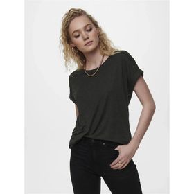 Only 15106662 Siyah Bisiklet Yaka Onlmoster Kadın T-shirt