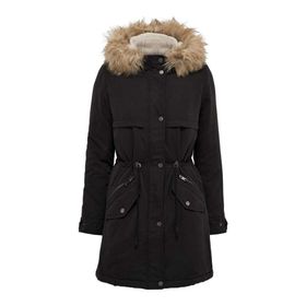 Only 15136077 Siyah Starlight Aw Fur Kadın Mont
