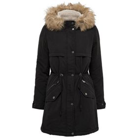 Only 15136077 Siyah Starlight Aw Fur Kadın Mont