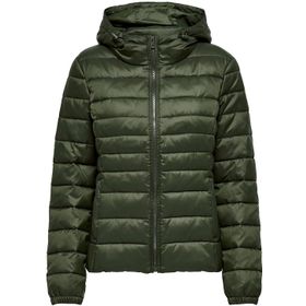 Only 15156569 Tahoe Hood Koyu Yeşil Kadın Mont