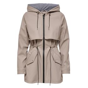 Only 15161241 Gri Feather Onlrace Short Raincoat Otw Kadın Günlük Ceket