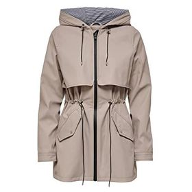 Only 15161241 Gri Feather Onlrace Short Raincoat Otw Kadın Günlük Ceket