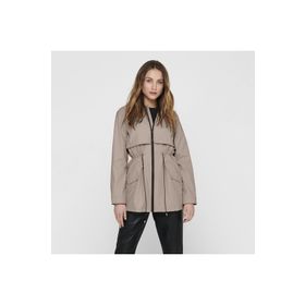 Only 15161241 Gri Feather Onlrace Short Raincoat Otw Kadın Günlük Ceket