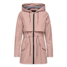 Only 15161241 Pembe Rose Smoke Onlrace Short Raincoat Otw Kadın Günlük Ceket
