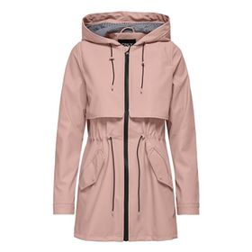 Only 15161241 Pembe Rose Smoke Onlrace Short Raincoat Otw Kadın Günlük Ceket