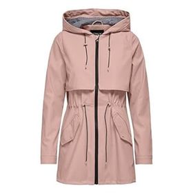 Only 15161241 Pembe Rose Smoke Onlrace Short Raincoat Otw Kadın Günlük Ceket