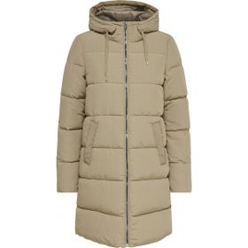 Only 15205369-06 Dolly Long Puffer Coat Otw Noos Kadın Bej Mont