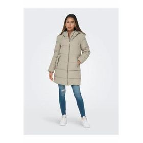 Only 15205369-06 Dolly Long Puffer Coat Otw Noos Kadın Bej Mont